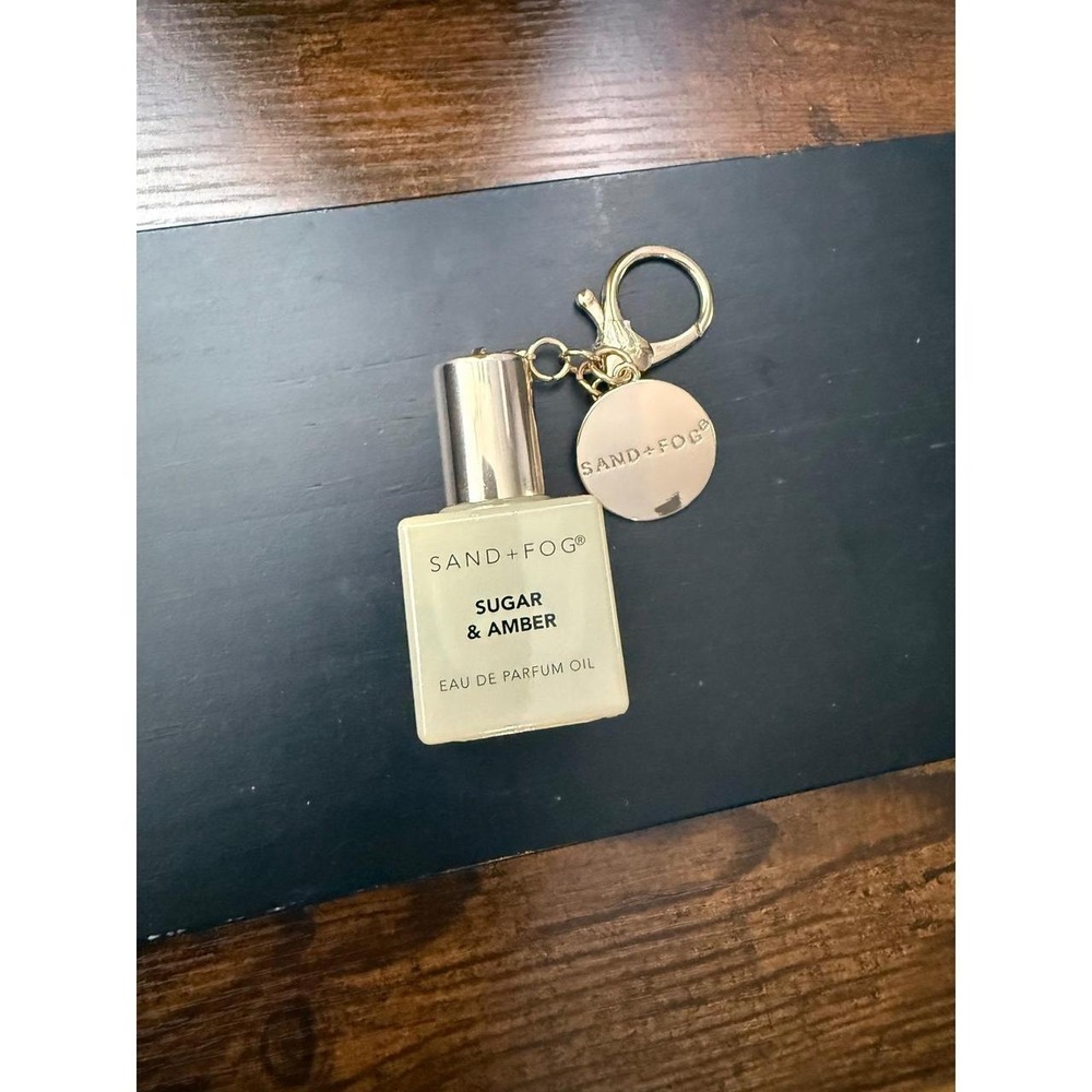 Sand + Fog Sugar & Amber Eau De Parfum Oil Keychain Travel Size Fragrance